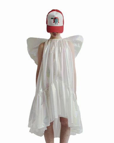 PAADE MODE "ALPENGLOW"  Snowbell Pink Chiffon Maxi Dress