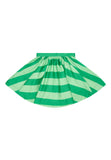 THE MIDDLE DAUGHTER SS24 IN FULL SWING Skirt in CUCUMBER STRIPE