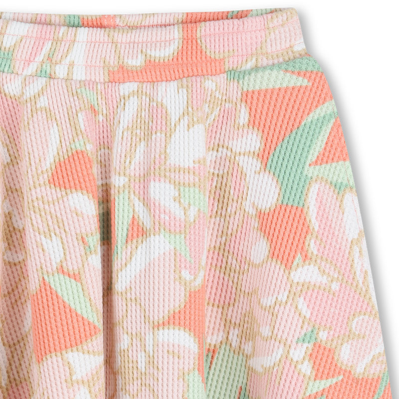 KENZO SS2026 FRENCH TERRY SKIRT WITH WAFFLE EFFECT