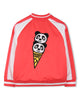 KENZO SS2026 JACKET IN COTTON SATIN with PANDA