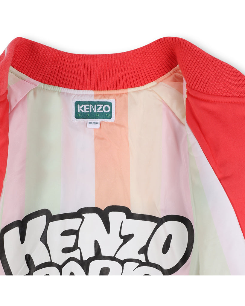 KENZO SS2026 JACKET IN COTTON SATIN with PANDA