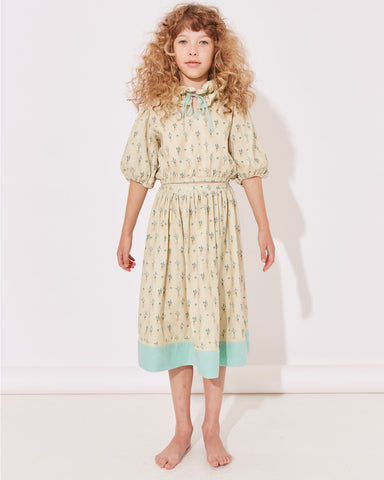OILILY Spring Summer 2025 DUCKY T-SHIRT DRESS in ABSTRACT CIRCLES