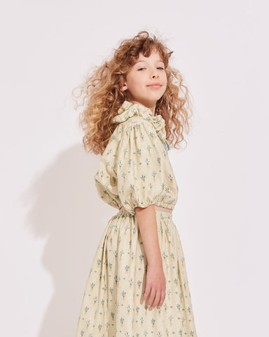 OILILY Spring Summer 2025 DUCKY T-SHIRT DRESS in ABSTRACT CIRCLES