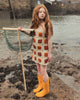 FISH & KIDS FALL 2026 CROCHET FLOWERS PATCHWORK DRESS