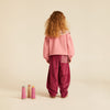 MORNING MESS THERAPY STATEMENT COLLAR SWEATSHIRT in Rose