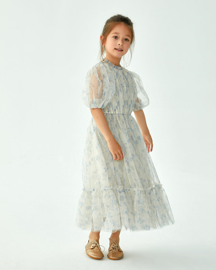 C'ERA UNA VOLTA SPRING 2026 Donna Dress Blue Flower