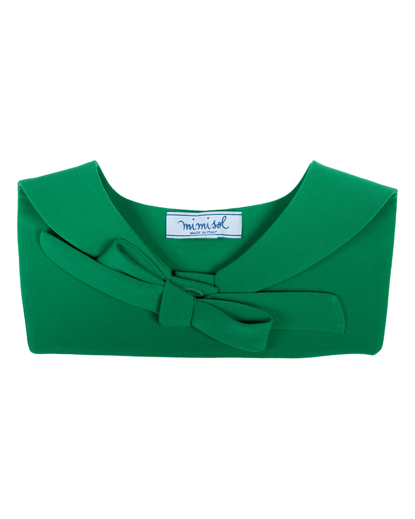 MiMiSol FW23 Dress Accessory Collar in Green