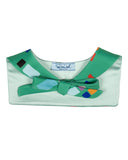 MiMiSol FW23 Dress Accessory Collar in Green Print