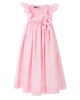 MIMISOL Spring Summer 2026 COTTON-ORGANZA MAXI DRESS IN PINK