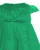 MIMISOL Spring Summer 2026 PLEATED COTTON DRESS in GREEN