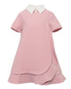 MIMISOL FALL 2026 Ruffled Crepe Dress in Pink