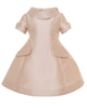 MIMISOL FALL 2026 Embellished Mikado Dress in Salmon Pink