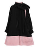 MIMISOL FALL 2026 Bi-Color Vaiella Dress in Black and Pink