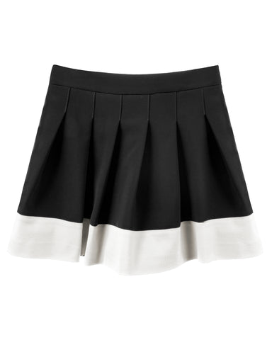NuNuNu Flowy Nylon Skirt in Black