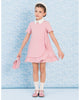 MIMISOL FALL 2026 Ruffled Crepe Dress in Pink