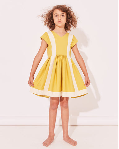 OILILY Spring Summer 2025 DUCKY T-SHIRT DRESS in ABSTRACT CIRCLES
