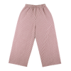 MORNING MESS THERAPY CAROLINE WIDE LEG PANTS GINGHAM