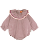 MORNING MESS THERAPY BEBE NINA FRILL COLLAR PLAYSUIT