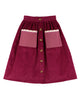 MORNING MESS THERAPY SCARLETT MIDI SKIRT in ORGANIC COTTON