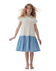 THE MIDDLE DAUGHTER SS24 NICE AS A PIE Dress in Porcelain and Sky