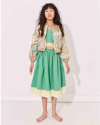 OILILY Spring Summer 2025 DUCKY T-SHIRT DRESS in ABSTRACT CIRCLES
