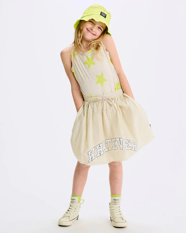 OILILY Spring Summer 2025 DUCKY T-SHIRT DRESS in ABSTRACT CIRCLES