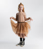 NUNUNU FW23 Tulle Dress in Coffee