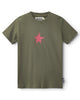NUNUNU SS25 SPLAT T-SHIRT in Olive