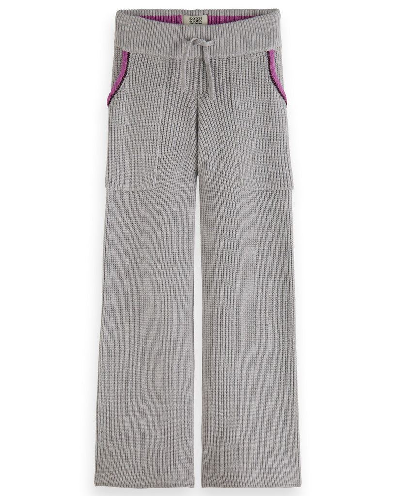 SCOTCH AND SODA FW23 Knitted Wide Leg Sweatpants