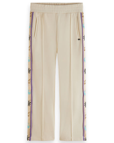SCOTCH AND SODA FW23 Wide Leg High Rise Corduroy Pants in Dusty Pink