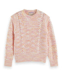 SCOTCH AND SODA FW23 Shoulder Detail Pullover Sweater