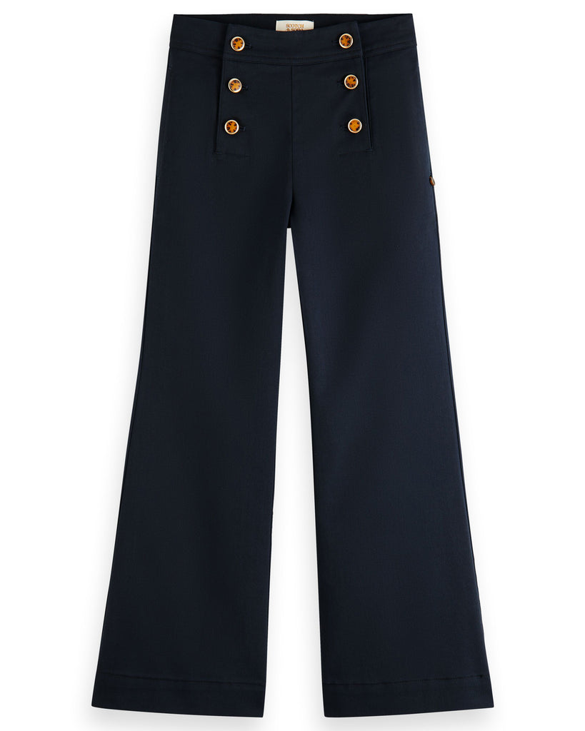 SCOTCH AND SODA FW23 High Rise Wide Leg Sailor Pants