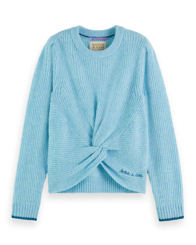 OEUF "Franglaise" Color Block Cardigan Sweater