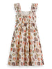 SCOTCH AND SODA SS24  GIRL CROSS STRAP ALL-OVER PRINTED DRESS