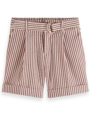 SCOTCH AND SODA SS24 BEACH LIFE PLACED PRINT SHORTS