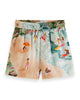 SCOTCH AND SODA SS24 BEACH LIFE PLACED PRINT SHORTS