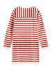 SCOTCH AND SODA SS24  BRETTON STRIPE SWEATSHIRT DRESS