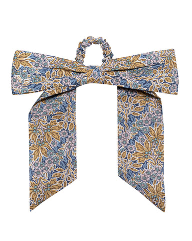 PAADE MODE "RETURN TO NATURE" Bow Hair Tie in Orange Check