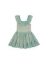 THE MIDDLE DAUGHTER SS24 POSTCARD Dress in POOL VOILE STRIPE