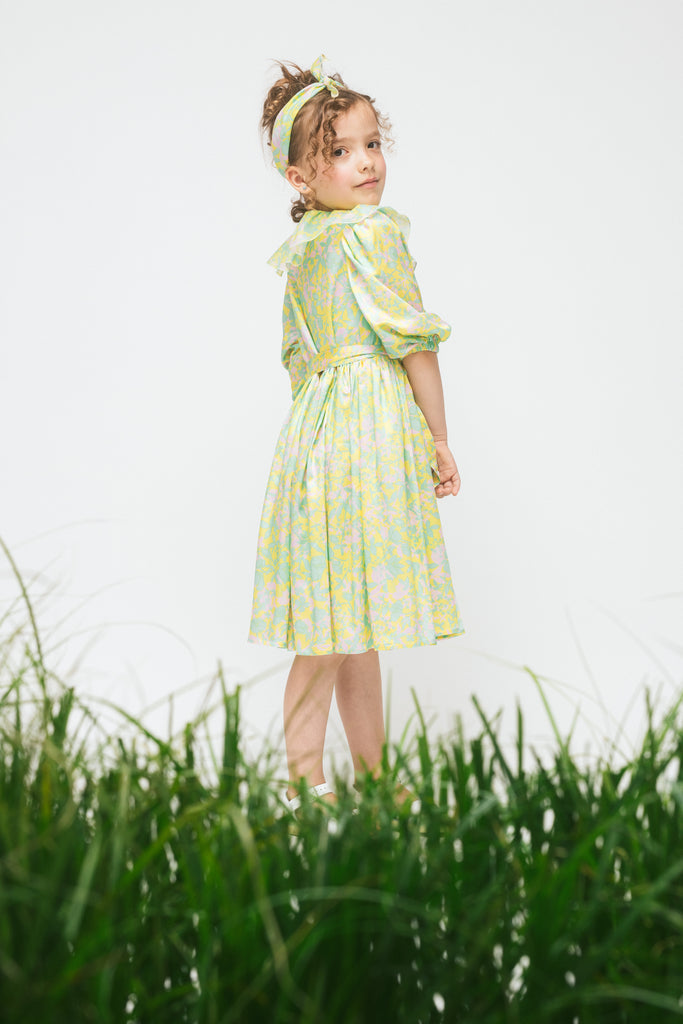 PAADE MODE "RETURN TO NATURE" Viscose  Maxi Dress Anemone  in Yellow