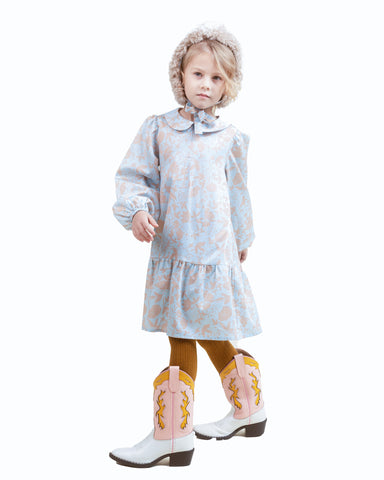 PAADE MODE "RETURN TO NATURE" Cotton Jumpsuit Anemone in Blue