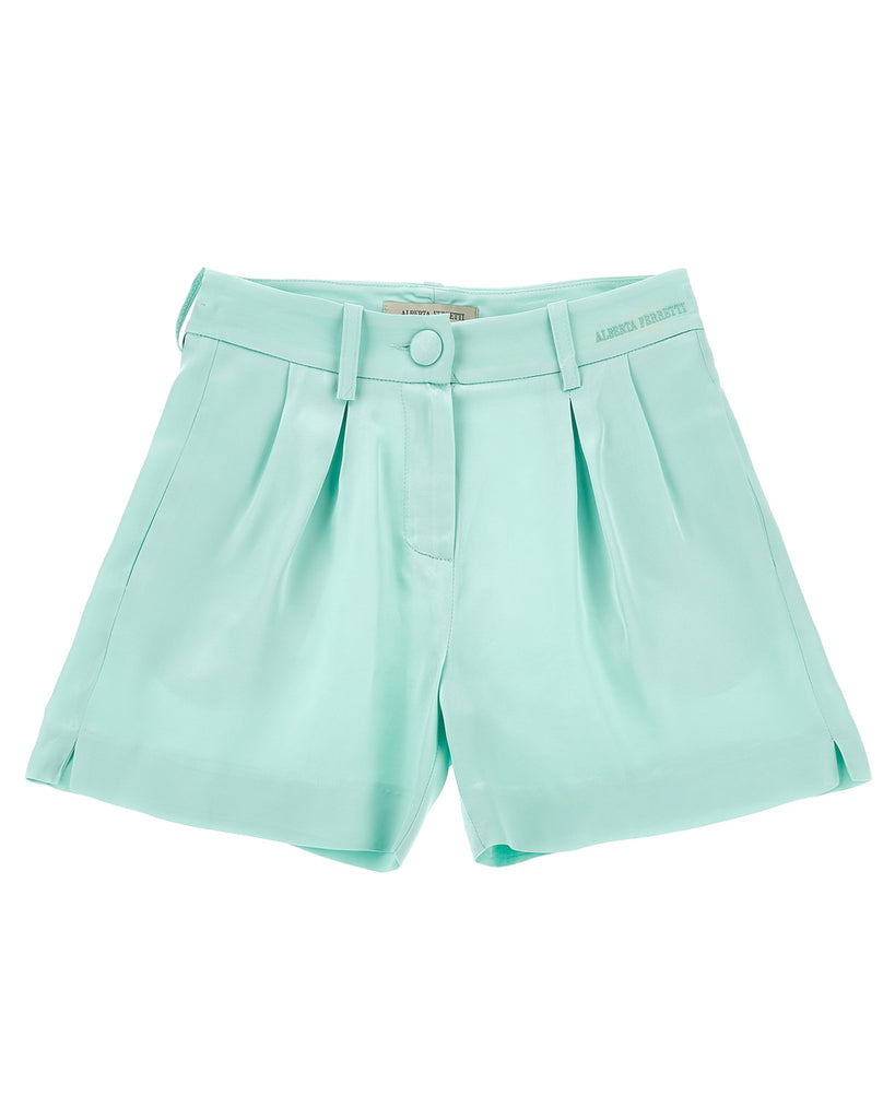 ALBERTA FERRETTI KIDS Satin Bermuda Shorts