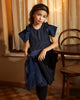 ANJA SCHWERBROCK Atuana Dress in Midnight Stripes