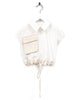 ANJA SCHWERBROCK SS2026 SATEA Blouse Top in Soft White
