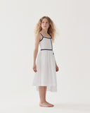 THE MIDDLE DAUGHTER SS24 SEE THE LIGHT Dress in PORCELAIN DOBBY SPOT