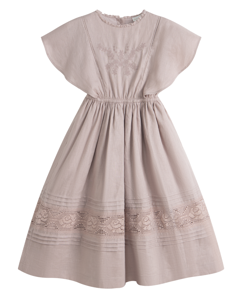 C'ERA UNA VOLTA SPRING 2026 Emilie Dress Pastel pink
