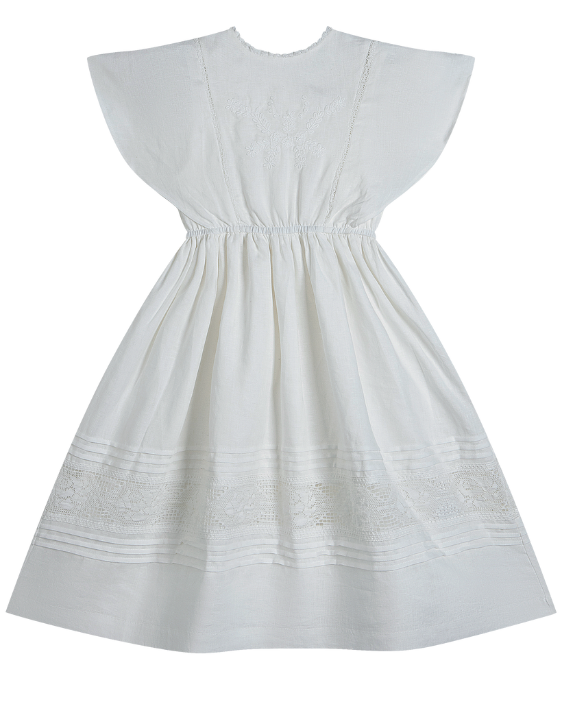 C'ERA UNA VOLTA SPRING 2026 Emilie Dress White