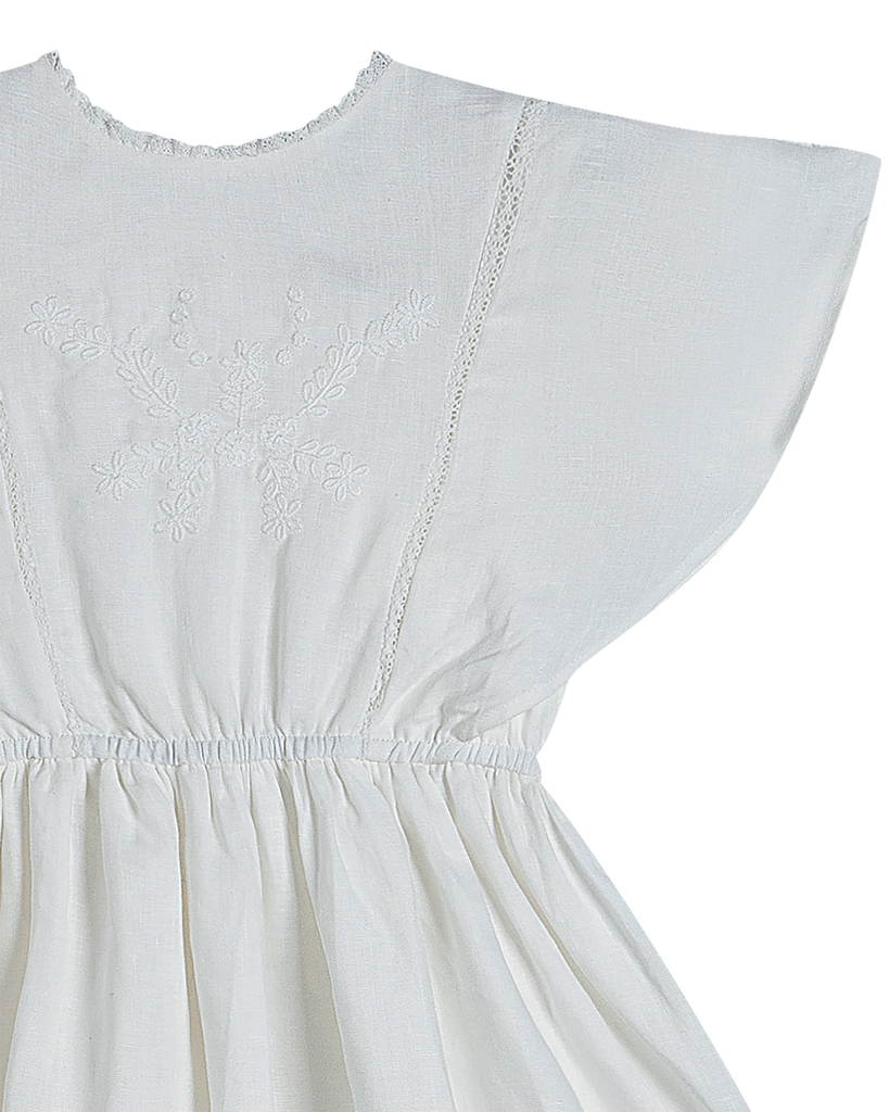 C'ERA UNA VOLTA SPRING 2026 Emilie Dress White