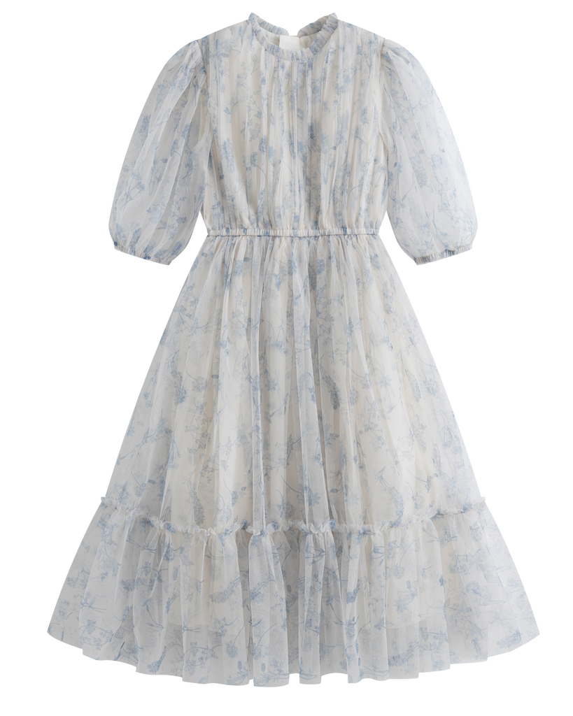 C'ERA UNA VOLTA SPRING 2026 Donna Dress Blue Flower