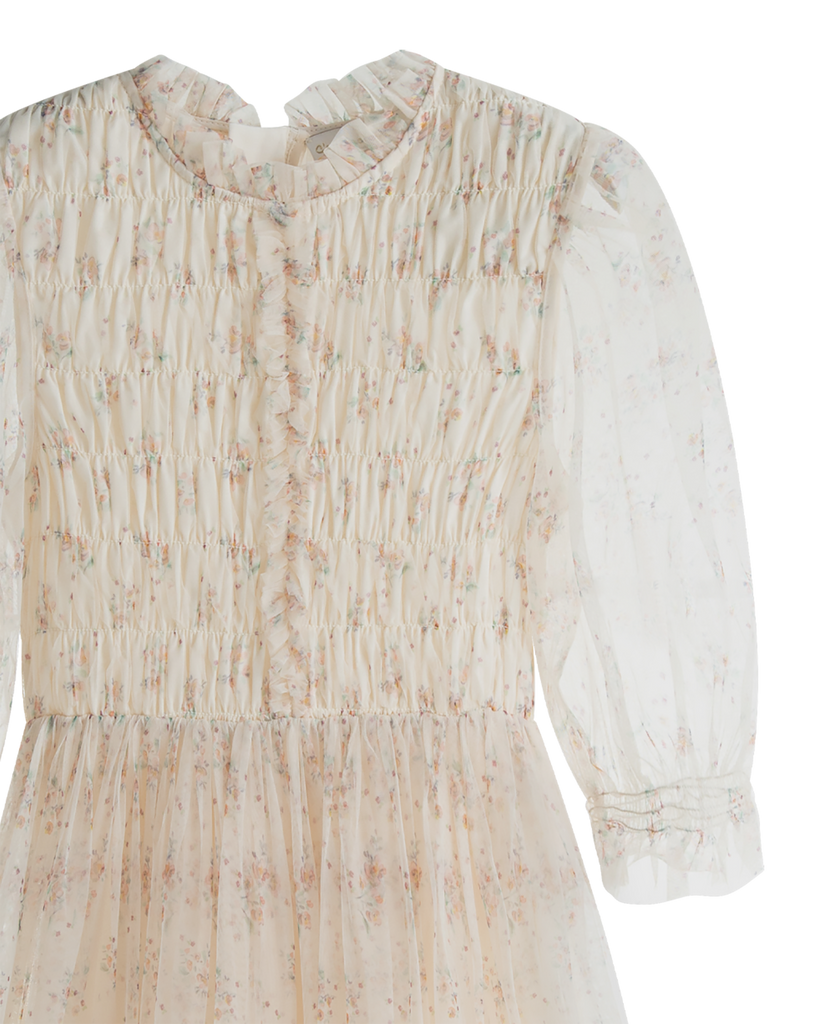 C'ERA UNA VOLTA SPRING 2026 	 Valentina Dress Cream Flower